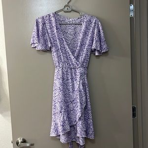 Cute purple floral dress